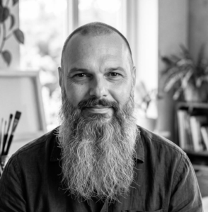 Csaba Tibor Palotas, mindfulness teacher and painter